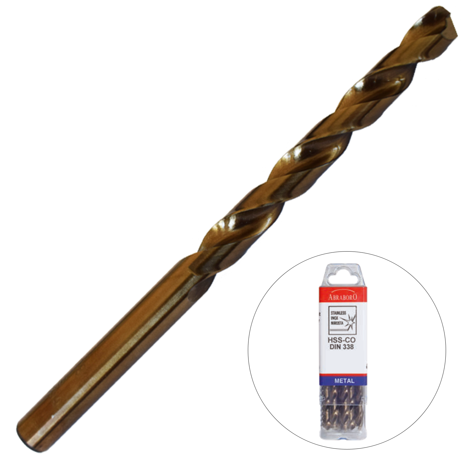 Abraboro 1.1 x 36 / 14 mm HSS-Co fémcsigafúró X-Pack, 10 db/csomag termék fő termékképe