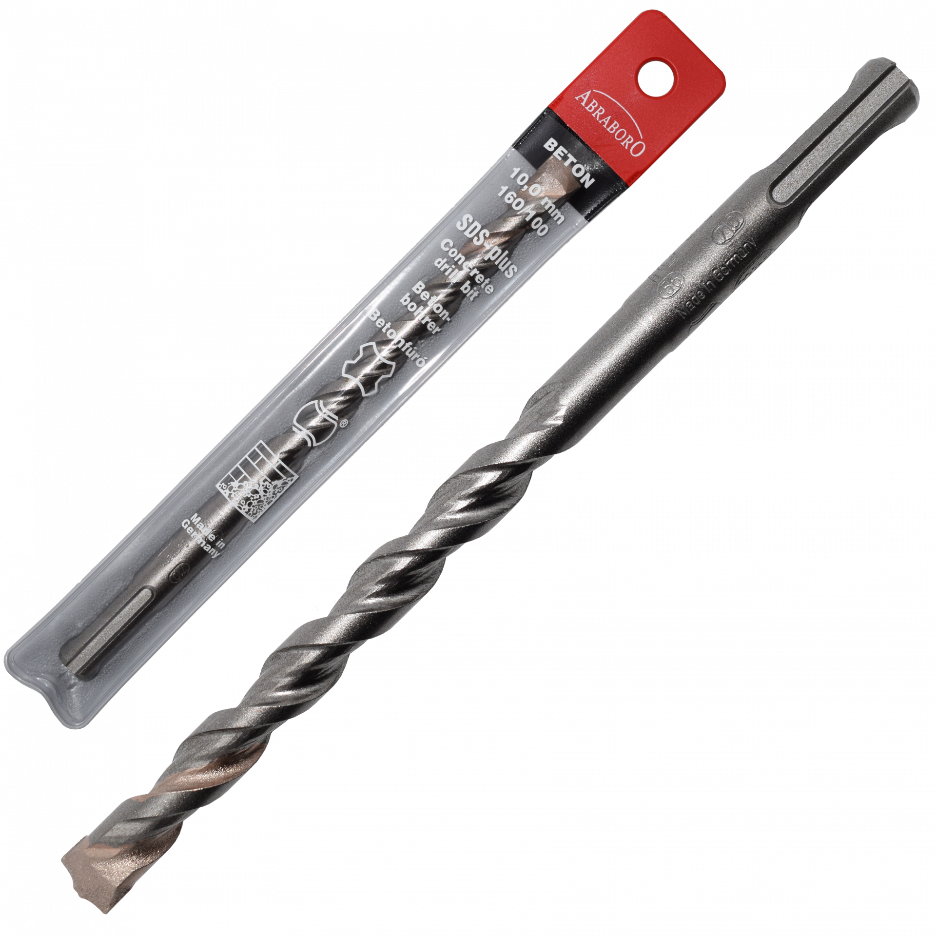 Abraboro 10 x 310 / 250 mm SDS-plus TWIXX betonfúró műanyag tasakban termék fő termékképe
