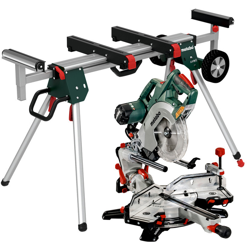 METABO KGSV 72 XACT SYM Set fejező- és gérvágó fűrész + KSU 251 gépállvány termék fő termékképe