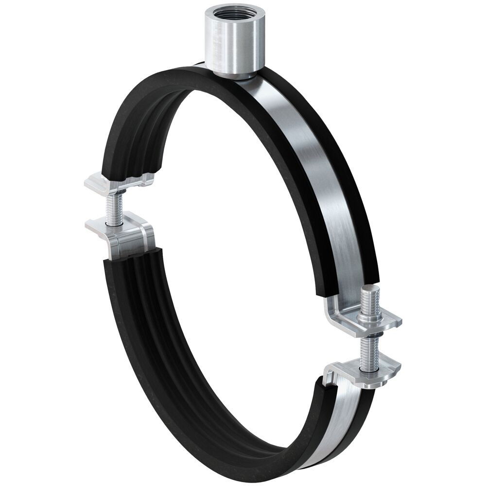 Fischer FRSM 110 mm masszív kétrészes gumibetétes bilincs, 10 db/csomag termék fő termékképe