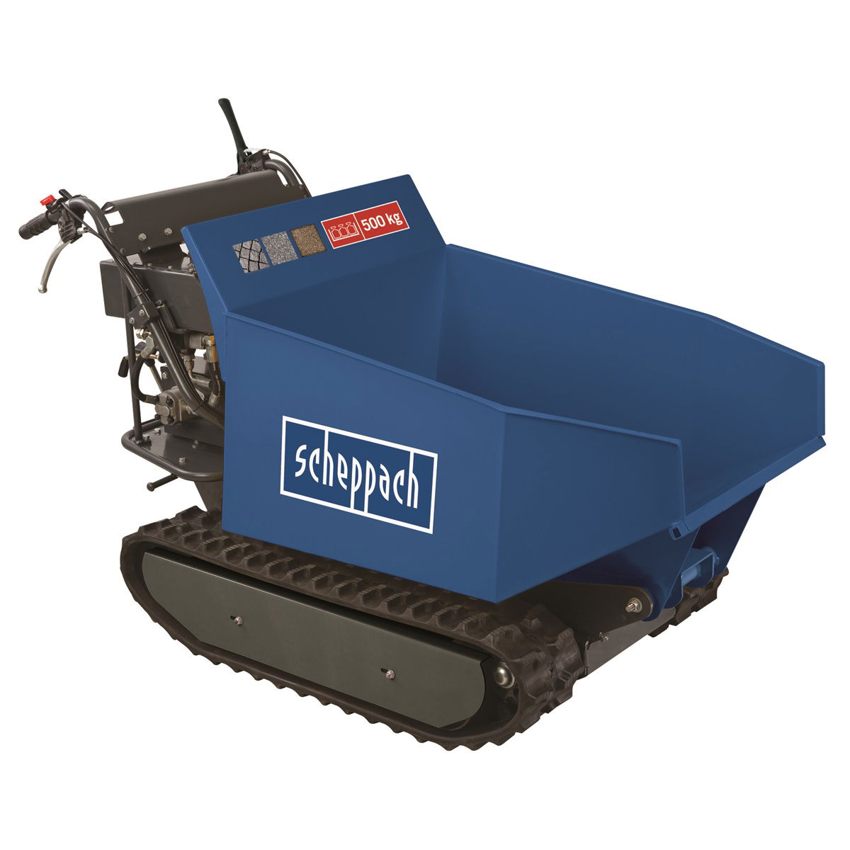 Scheppach DP 5000 - hernyőtalpas szállítógép hidraulikus billenéssel és 500 kg-os terheléssel termék fő termékképe