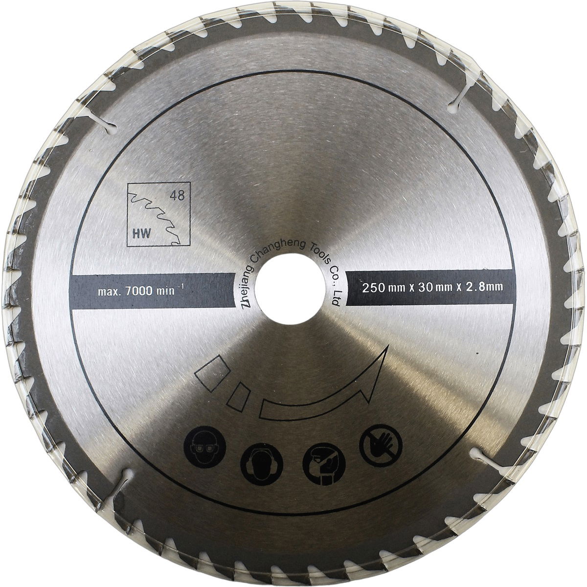 Scheppach fűrészlap TCT 250/30 x 2,8, 48 fog termék fő termékképe