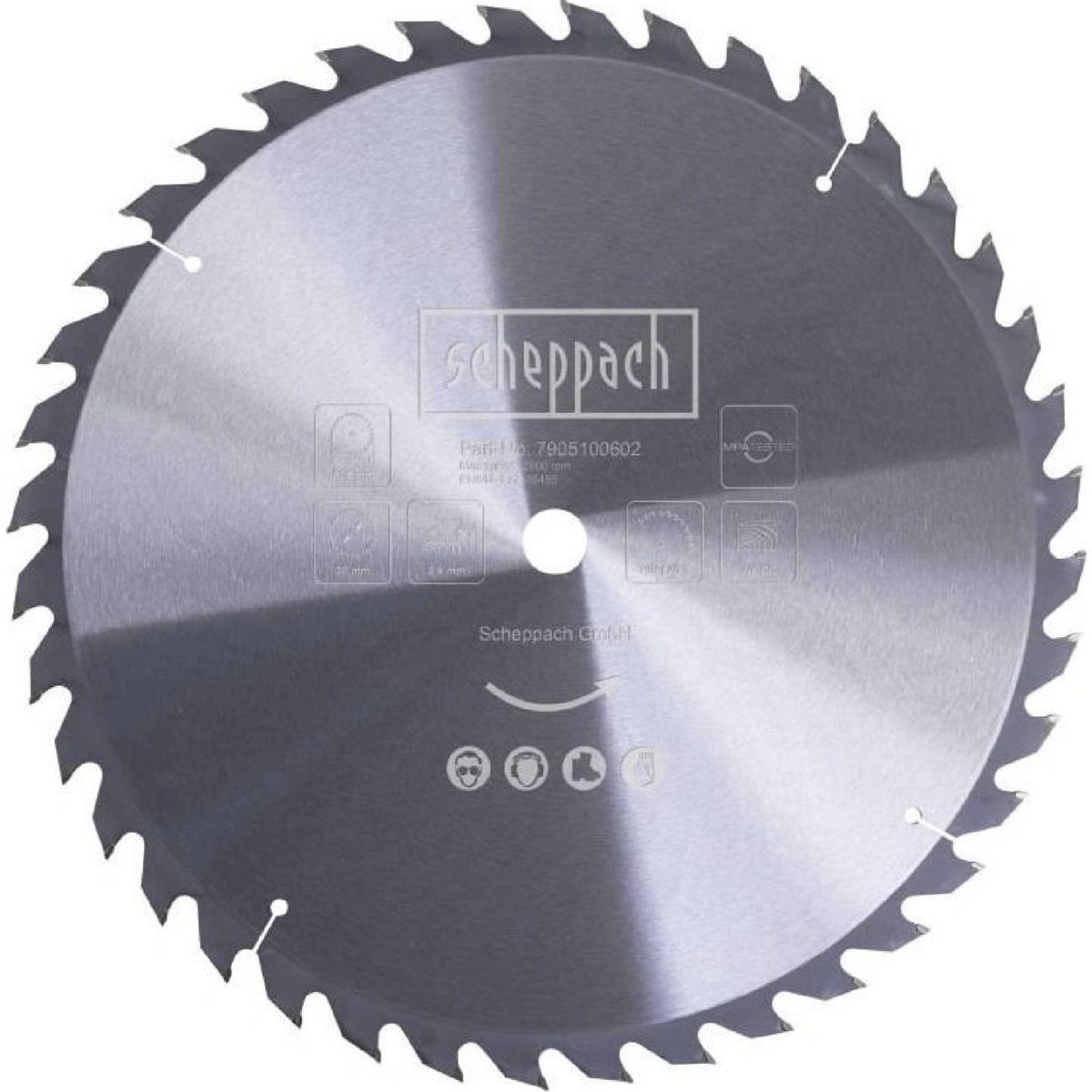 Scheppach Körfűrészlap TCT 505/30 x 15 mm, 40 fog termék fő termékképe