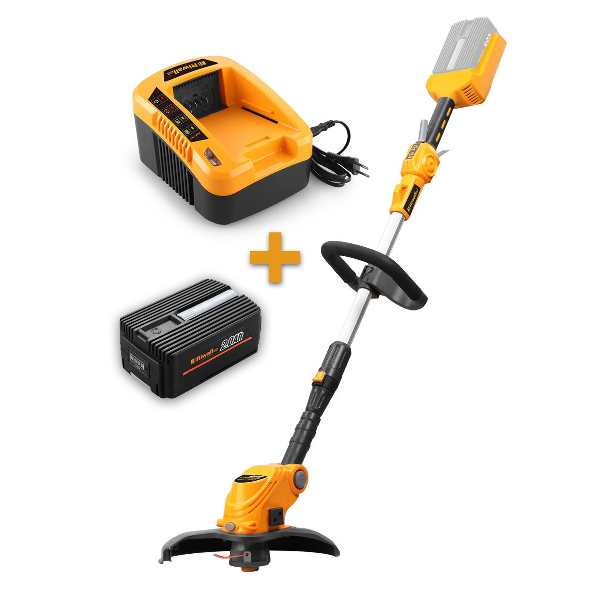 Riwall PRO RALT 3040 set - akkus szegélyvágó 40V (akkuval és töltővel) termék fő termékképe