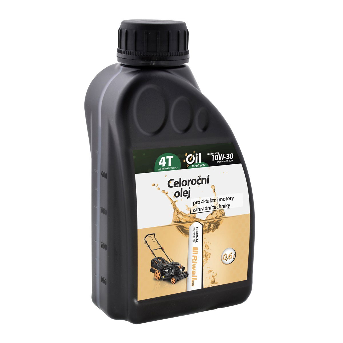 Riwall PRO Egészéves Riwall olaj 4-ütemű motorokba (0.6l, SAE 10W-30) termék fő termékképe