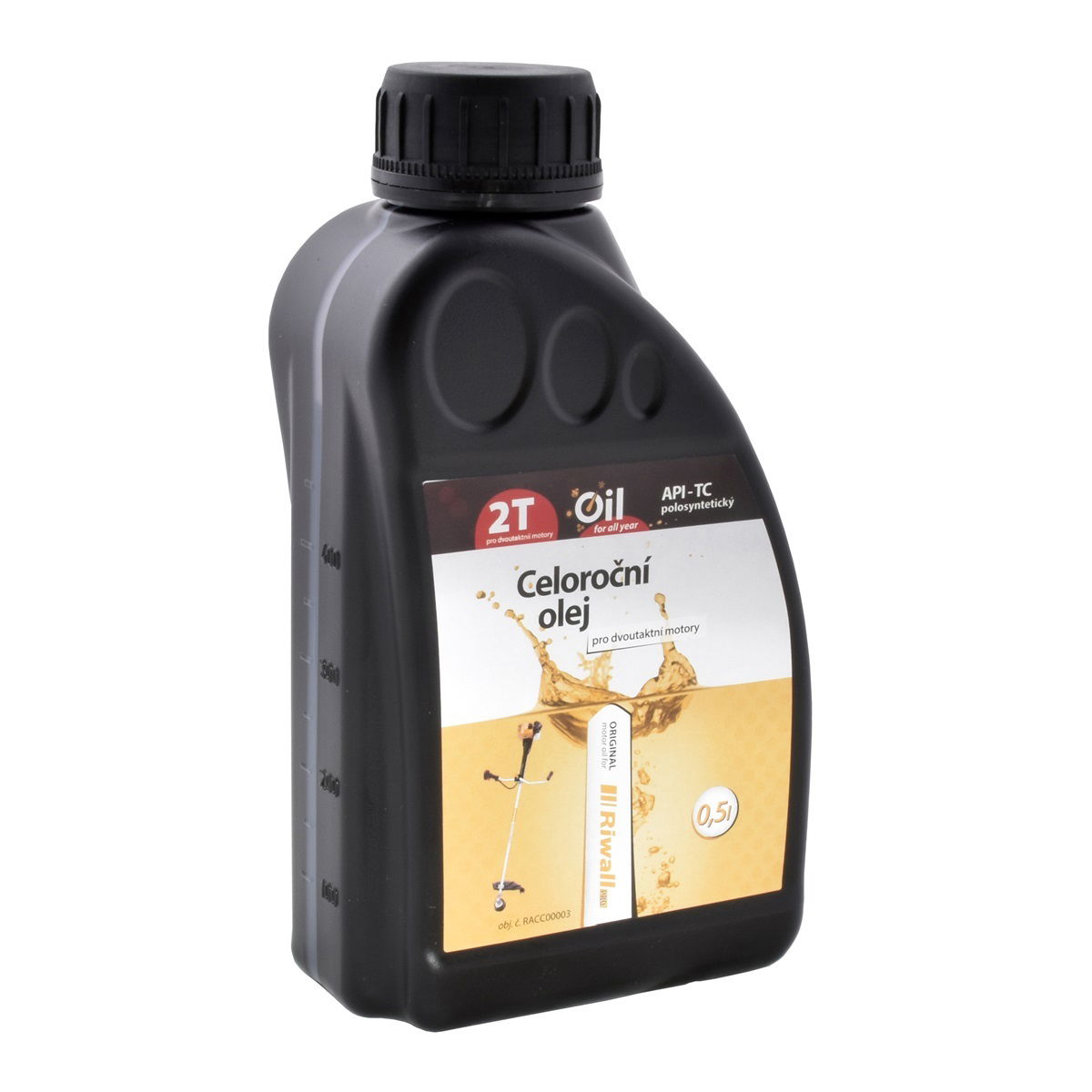 Riwall PRO Egészéves Riwall olaj 2T, 2-ütemű motorokba (0.5l) termék fő termékképe
