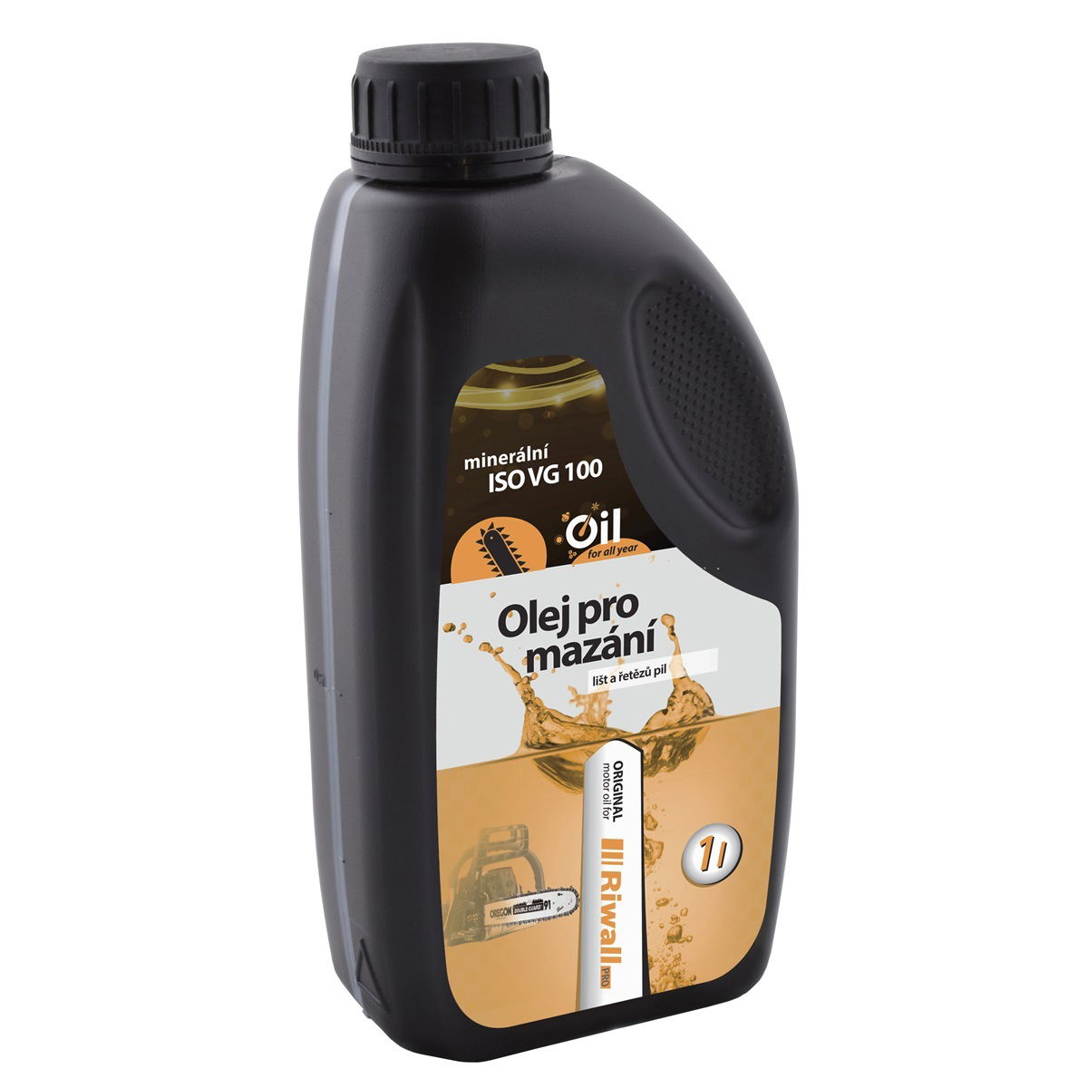 Riwall PRO Riwall ásványi olaj láncvezetők és láncok kenéséhez (1 l) termék fő termékképe
