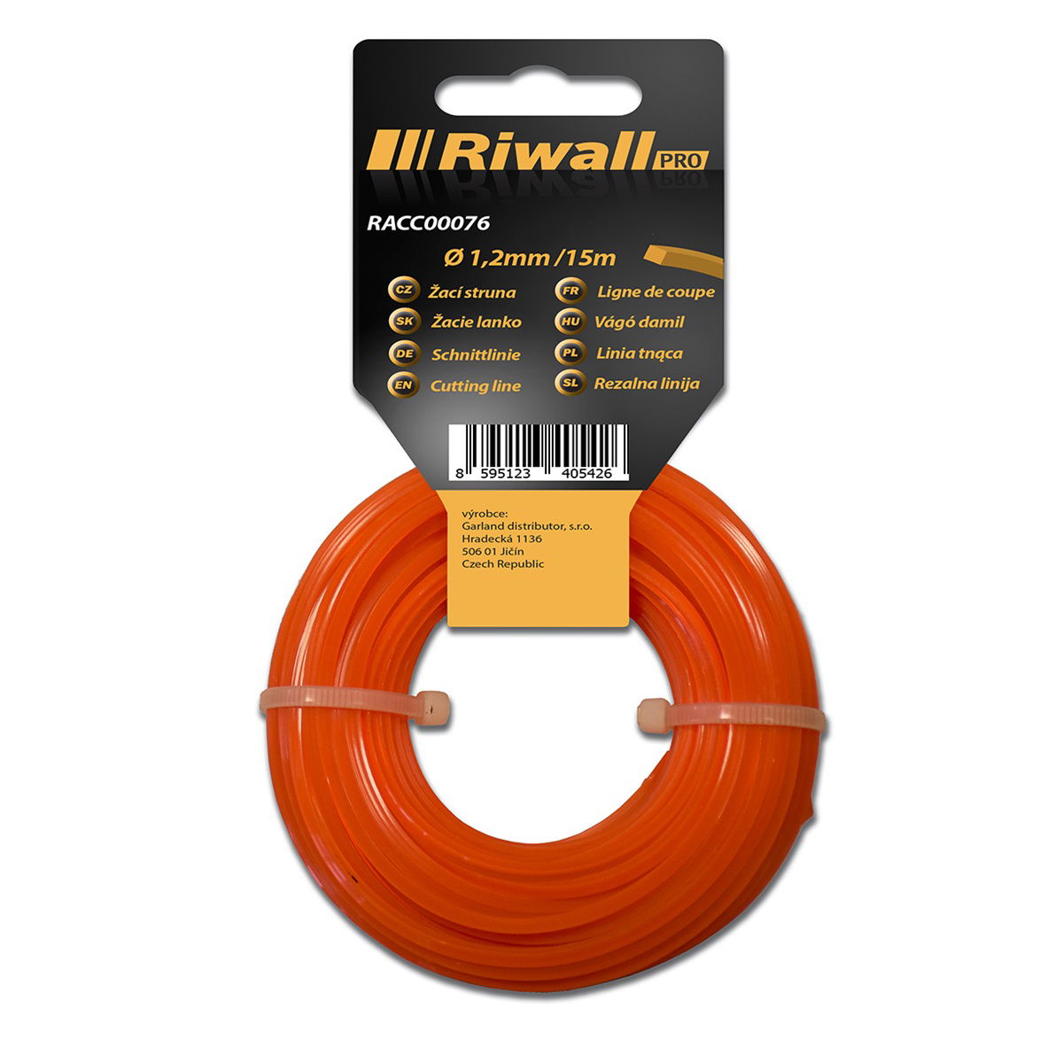 Riwall PRO Damil 1,2 mm, hossz 15m, szögletes termék fő termékképe