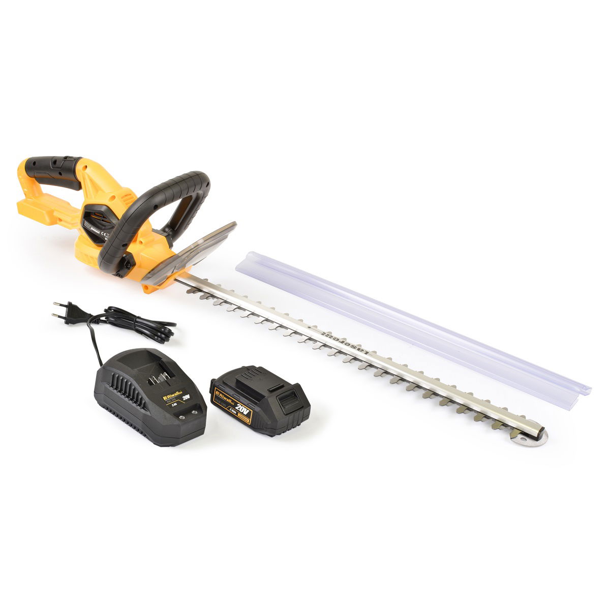 Riwall PRO RAHT 5220 SET - akkus sövényvágó 20V (2Ah akkuval és töltővel) termék fő termékképe
