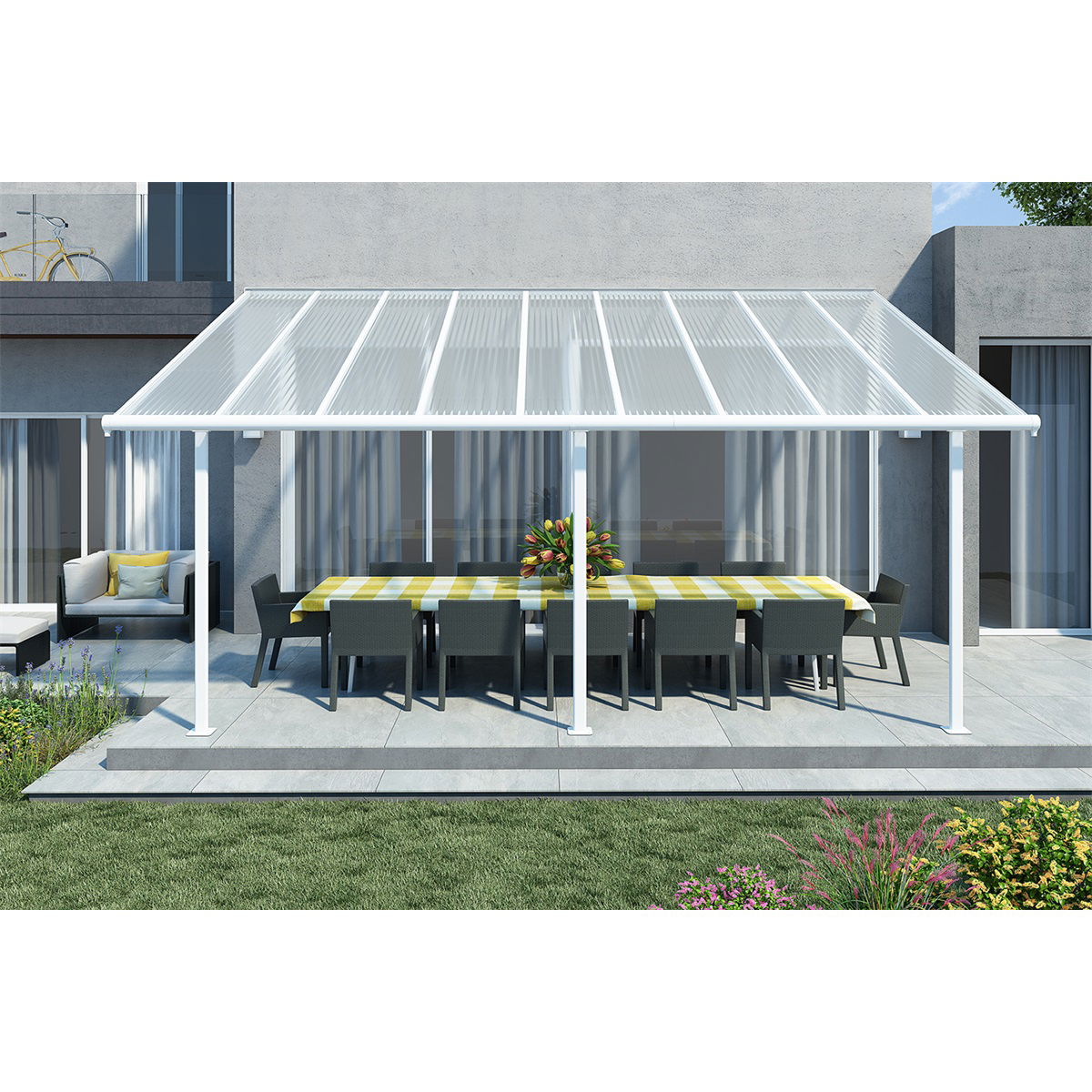 Palram - Canopia Sierra 5400 fehér 3 x 5,46 termék fő termékképe