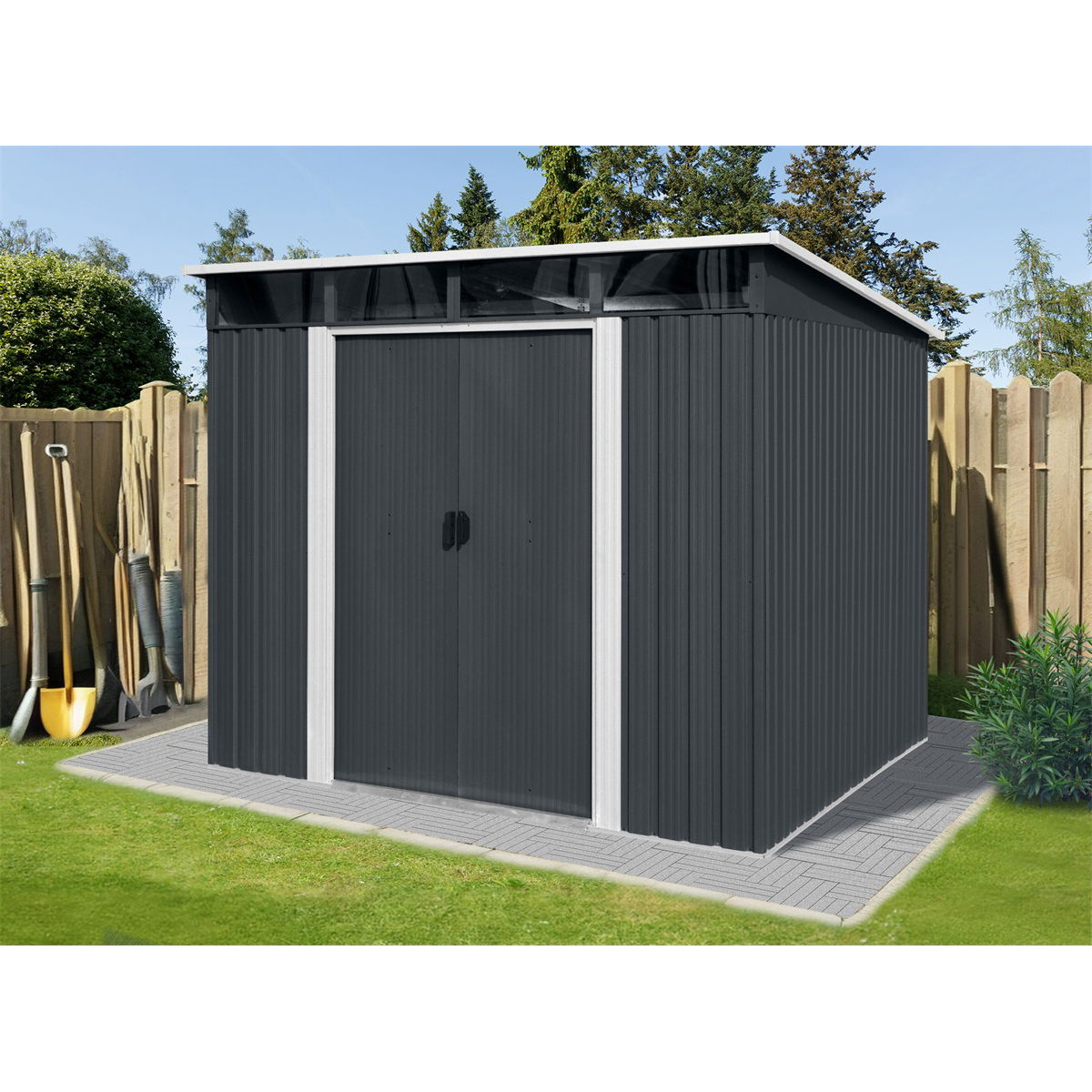 Riwall PRO RMSP 9x8 antracit LUX termék fő termékképe